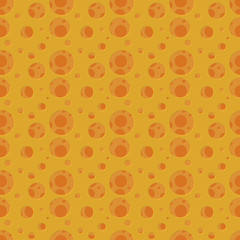 Vector seamless pattern with holes like a cheese