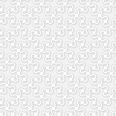 Vector abstract background - whimsical vintage seamless pattern