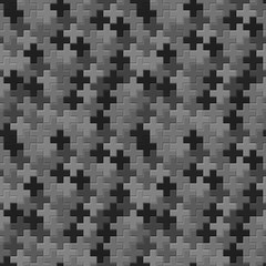 Vector pattern - seamless gray crosses texture