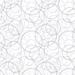 Vector seamless pattern - geometric chaotic circular light backg