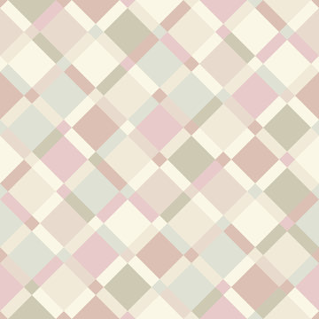 Vector seamless pattern - geometric pastel color modern diagonal