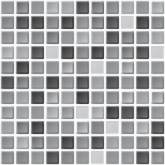 Bathroom monochrome black and white tiles vector seamless patter