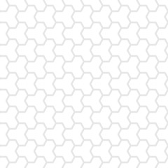 Seamless, Tessellate Tile of Gray Dodecagons on a White Backgrou