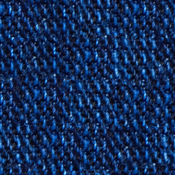 Seamless, Illustrated Image of Blue Denim in Closeup