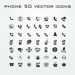 50 Universal Outline Icons For Web and Mobile