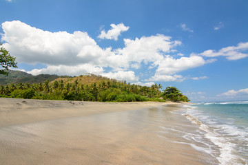 loneliness at lombok beach