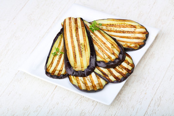 Grilled eggplant