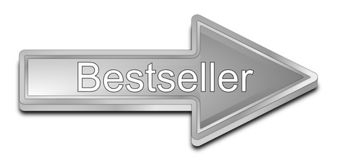 Bestseller arrow button - 3D illustration