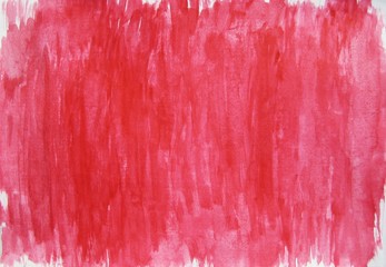 Painted light red pink white watercolor background