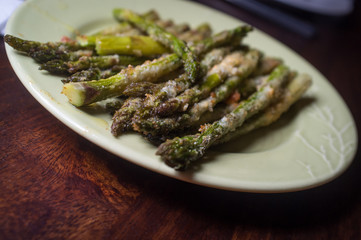 Crispy Bread Crumbs Asparagus