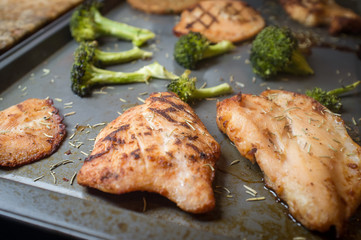 Grilled Chicken Broccoli