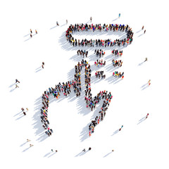 pincode people 3D rendering