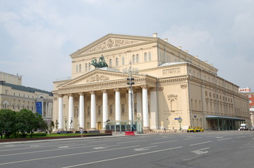 Naklejka premium Moscow, Russia - July 27, 2016: Russian State Academic Bolshoi Theatre