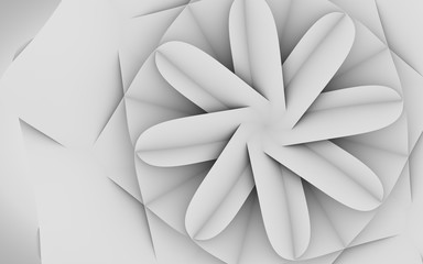 3D illustration of a mandala
