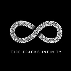 Tire Tracks in Infinity Form