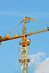 Naklejka premium Construction tower crane