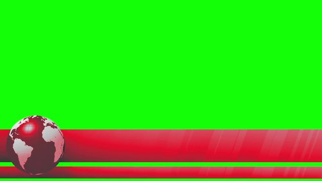 World news lower third rotating spinning newsroom title 3rd chyron l3rd loop 4k
