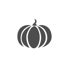 Icono de una calabaza sobre fondo blanco