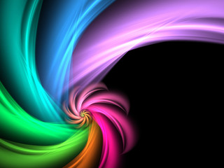 Abstract fractal. Fractal art background for creative design. Decoration for wallpaper desktop, poster, cover booklet, card. Psychedelic. Print for clothes, t-shirt.