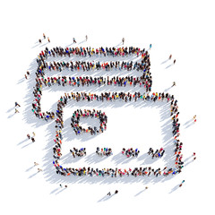 credit card people 3D rendering