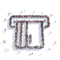 credit card people 3D rendering