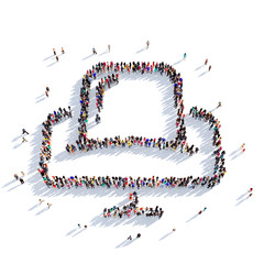 chair cinema people 3D rendering