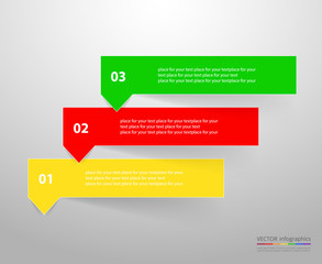 Vector lines arrows infographic.