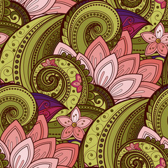 Vector Seamless Floral Pattern