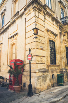 Mdina also known as Medina - Malta. Old town center