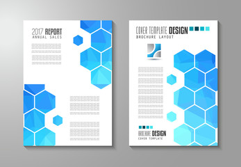 Brochure template, Flyer Design or Depliant Cover for business