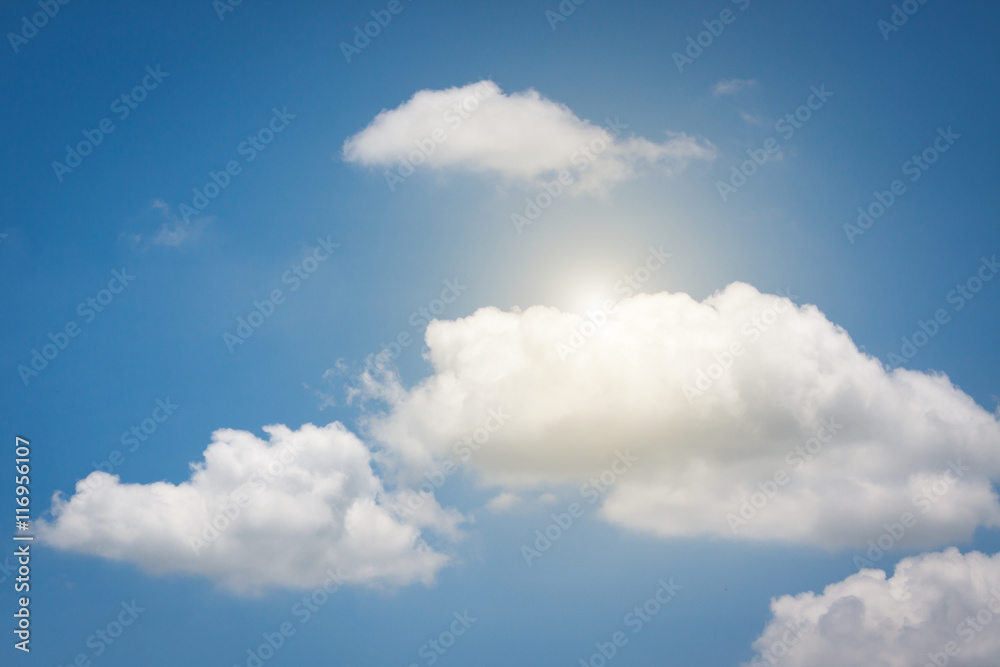 Canvas Prints clouds blue sky wind