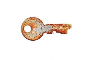 Vintage small rusty key