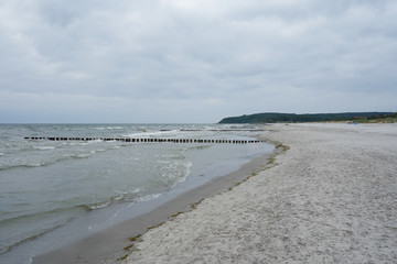 Fototapeta na wymiar Beach on Hiddensee Island, Germany