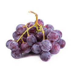 grapes isolated on over white background
