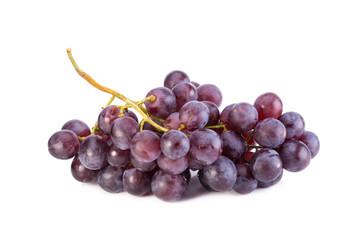 grapes isolated on over white background