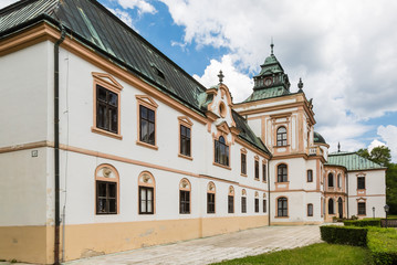 Fototapeta na wymiar Neobaroque manor house in Klatova Nova Ves