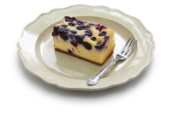 blueberry cheesecake, homemade dessert