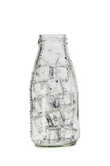 ice cubes isolated on  white background