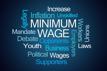 Minimum Wage Word Cloud