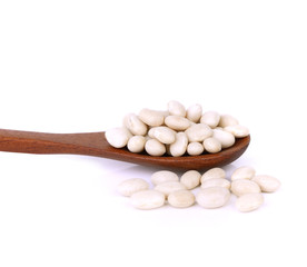 Small white beans, haricot, white pea, white kidney or Cannellin
