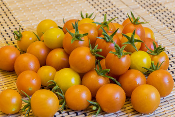 Big harvest in home garden