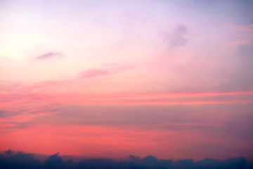 Sky and clouds / Sky and clouds at sunrise.