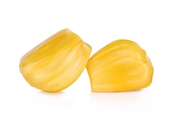 Ripe Jackfruit isolated on white background