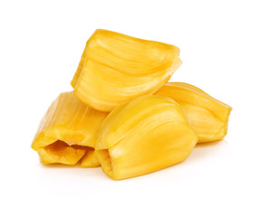 Ripe Jackfruit isolated on white background