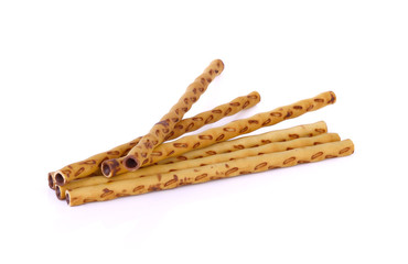  biscuit stick isolated on white background