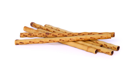 biscuit stick isolated on white background