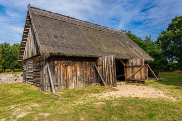 Old wooden house in Kluki, Poland © Lukasz Janyst