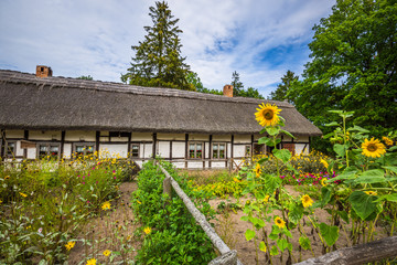 Old wooden house in Kluki, Poland © Lukasz Janyst