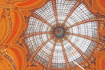 The Dome of Galeries Lafayette Paris