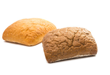Ciabatta, Italian bread isolated